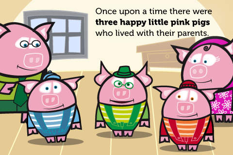 THE THREE LITTLE PIGS. ITBOOK STORY-TOY screenshot 2