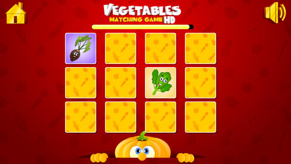 【免費遊戲App】Vegetable Matching Game-HD-APP點子