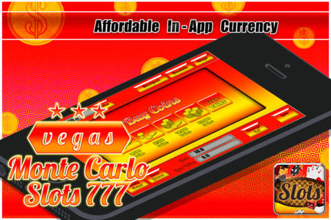 Action Las Vegas Monte Carlo Slots 777 - Fruit Slot Machine screenshot 3