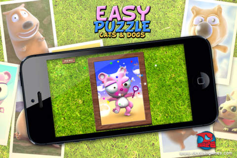 Easy Puzzle - Cats and Dogs screenshot 4