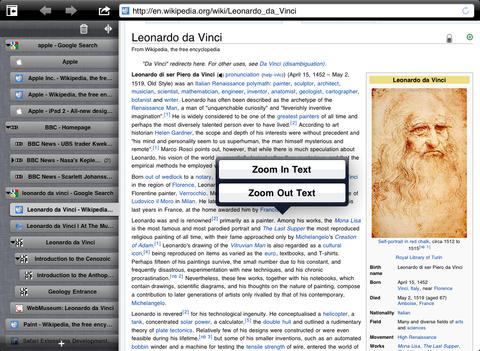 WebLeaf Smart Tab Internet Browser screenshot 3