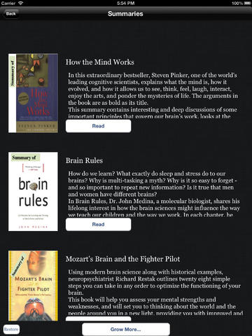 【免費書籍App】The Better Brain Library : Book Summaries, Quiz, Tips-APP點子