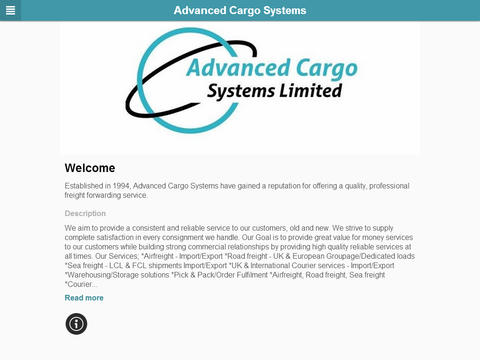 【免費商業App】Advanced Cargo Systems Ltd-APP點子