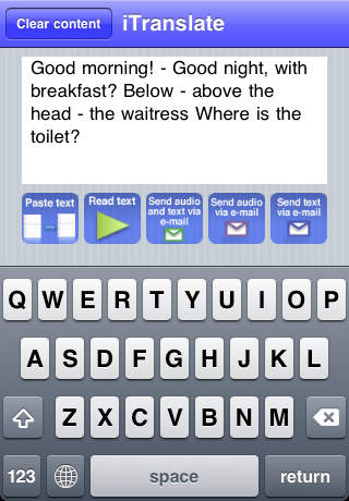 iTranslate with Text to Speech German to English screenshot 3