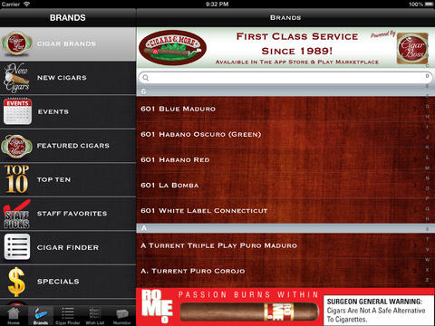 【免費生活App】Cigars & More HD - Powered by Cigar Boss-APP點子