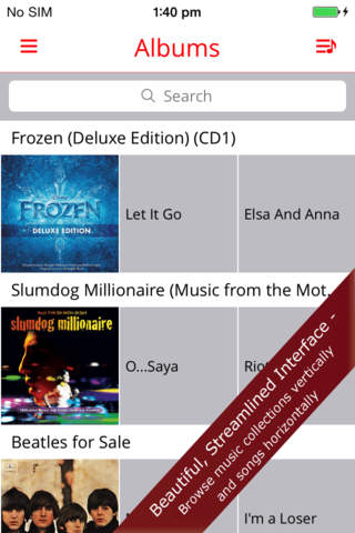 Sashay music player PRO: Feel the music with mood tags, gesture controls, dynamic playing queue and sharing with friends screenshot 2