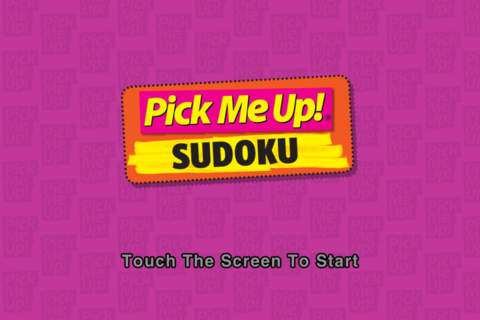 Pick Me Up Sudoku