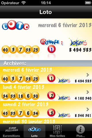 Loterie screenshot 2