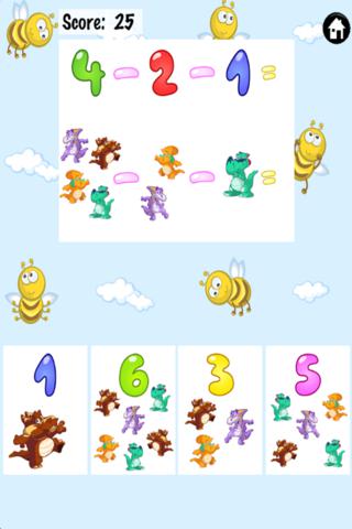 Fun With Numbers 4/15 - Multi Number Subtraction Educational Game screenshot 2