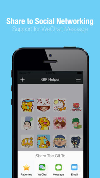 【免費社交App】Gif Sticker Shop - Share GIF emotions with friends-APP點子