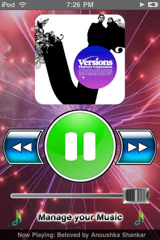 MusicTouch - The Gesture-based Music Player screenshot 2