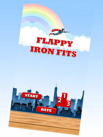 【免費遊戲App】Flappy Iron Fits-APP點子