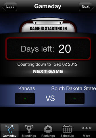 Kansas College Football Scores screenshot 2