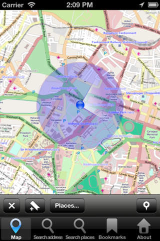 Offline Map Bangalore, India: City Navigator Maps screenshot 2