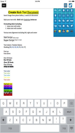 【免費商業App】Document Processor - Create & Edit Rich Text Documents and PDF for iPhone and iPad-APP點子