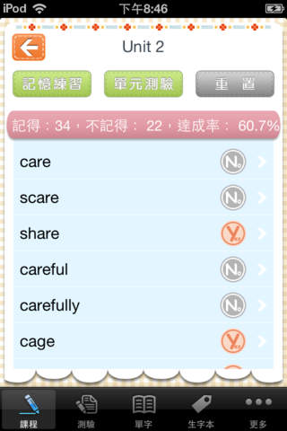 關聯式單字2000速記，正體中文版 screenshot 2