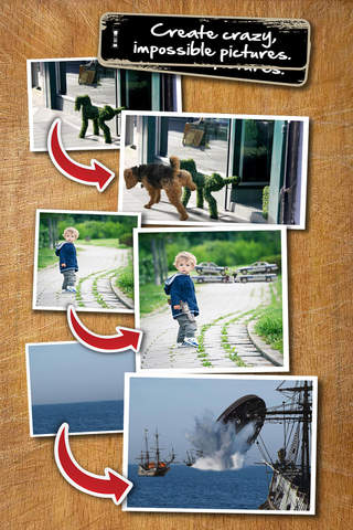 PhotoCrash master your photos with creative fx and elements to mix, mash, fake and change your ordinary pix into extraordinary, wonderful, silly ideas just like using photoshop but much more intuitive, simple and cheap screenshot 2