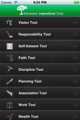 iHardware: Inspirational Tools screenshot 2