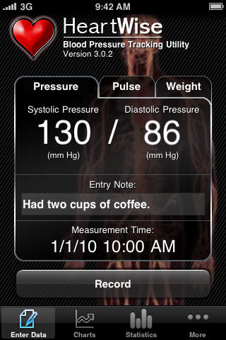 HeartWise Blood Pressure Tracker screenshot 3