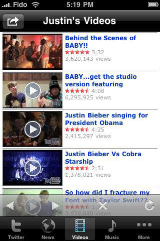 Justin Bieber Fan Connection screenshot 2