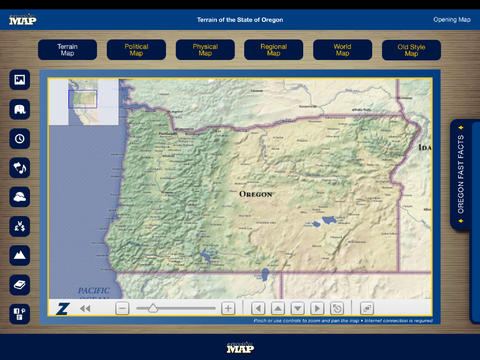 Oregon Expressive Map Digital Atlas App screenshot 2