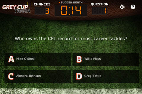 【免費遊戲App】Football Trivia - Grey Cup-APP點子