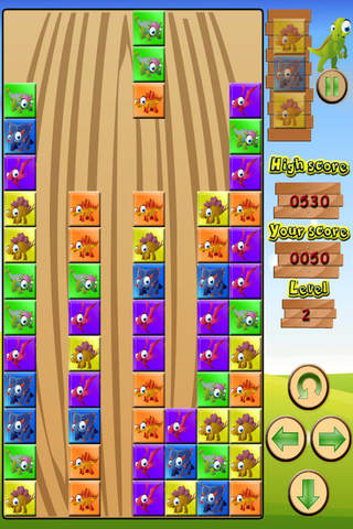 Dino Blocks - 3 In A Row Premium Game screenshot 4