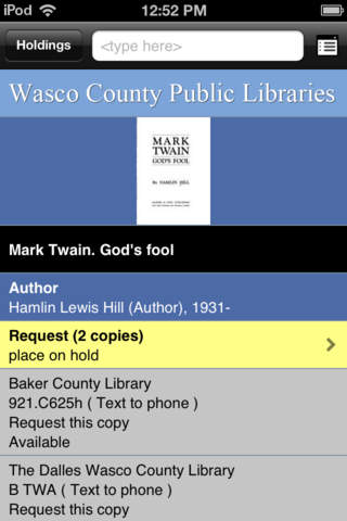 Wasco Co. Library District screenshot 3