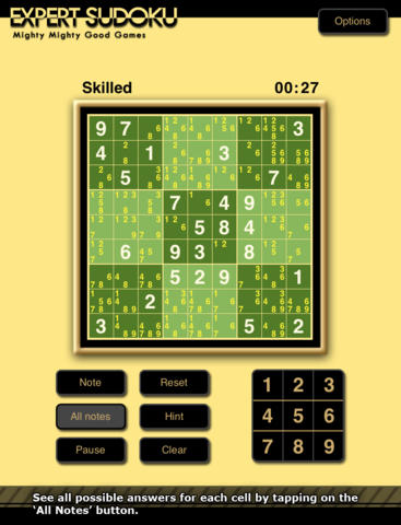 Expert Sudoku HD screenshot 3