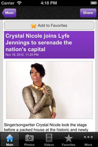 Crystal Nicole screenshot 3