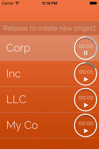 Brio - Project Time Keeper and Tracker screenshot 2