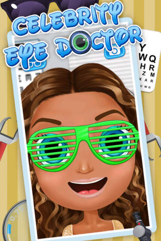 Crazy Little Celebrity Eye Doctor in Baby Vet Pet Ambulance to Make Up and Rescue Fashion Kids games screenshot 2