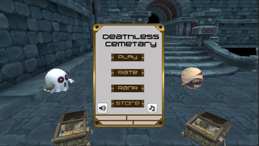 Deathless Cemetery: Loot treasures and avoiding the skeleton warrior leviathan and dybbuk as you adv
