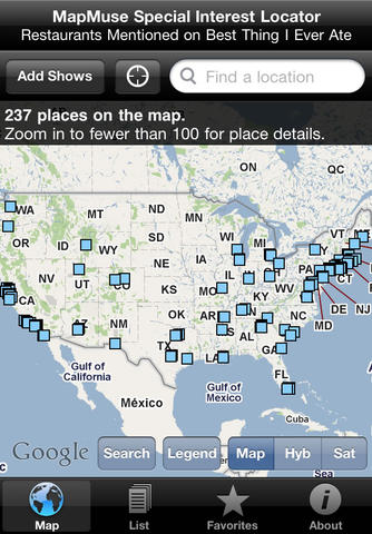 Best Thing I Ever Ate Locator by MapMuse screenshot 4
