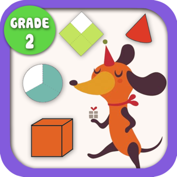 Kids Math-Geometry Worksheets(Grade 2) LOGO-APP點子