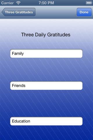 Three Gratitudes screenshot 2