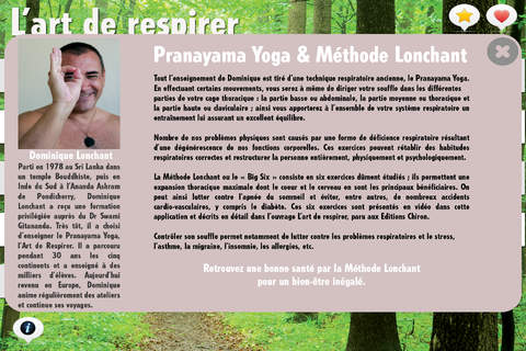 L'art de respirer  - tutoriel vidéo : exercices de respiration Pranayama Yoga et Méthode Lonchant -  coach pour débutant ou confirmé - en Français screenshot 4