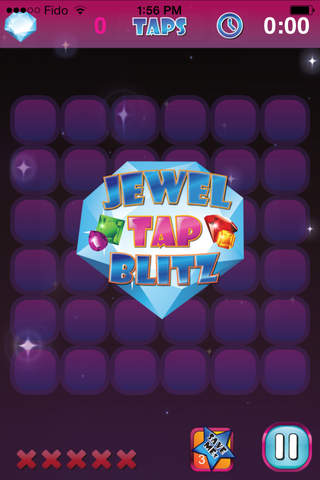 Jewel Tap Blitz! - Go Crazy Over Awesome Jewels FREE Game screenshot 2