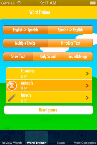 Aprender Inglés para Niños: Memorizar Palabras Inglesas screenshot 3