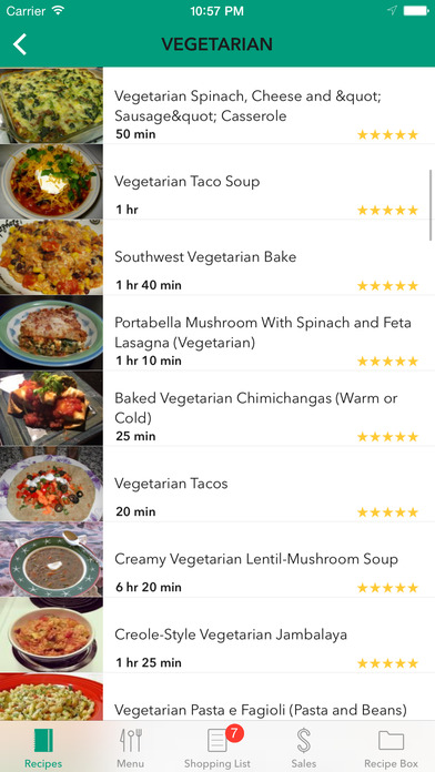 meal planning app with grocery list