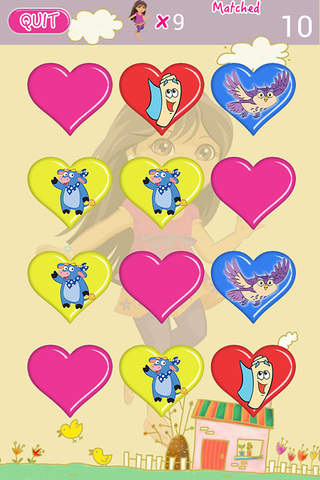 Characters Matching For Dora Explorer Edition screenshot 2