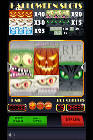 Halloween Party Slots - Spin and Win Haunted Halloween Slot Machine Super Jackpot With Halloween Spooky Casino Slots Game! screenshot 2