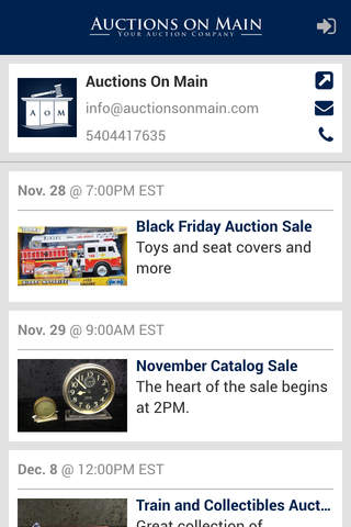 Auctions on Main screenshot 2