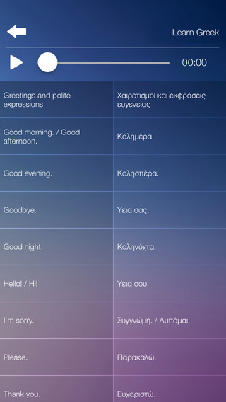 【免費教育App】Learn GREEK Plus - Greek audio phrasebook and dictionary for beginners-APP點子