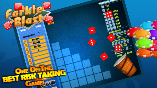 【免費遊戲App】Farkle Blast - Free Dice Betting Game-APP點子