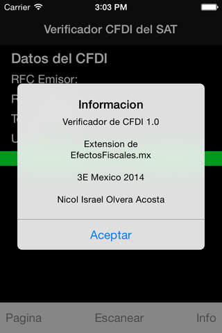 Verificador de CFDI screenshot 2