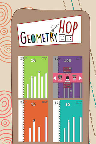 Geometry Hop Tap Adventure - Endless Arcade Hopper Fun Games for Kids screenshot 4
