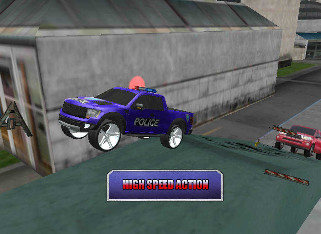 crazy police car driving game