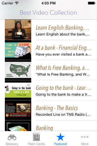 Banking Terms: Free Video Lessons and Dictionary Flashcard screenshot 4