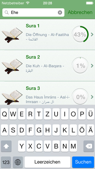 【免費書籍App】Quran Audio mp3 in German, Arabic and Phonetic Transcription - Koran Audio MP3 in Deutsch, Arabisch und Transliteration-APP點子